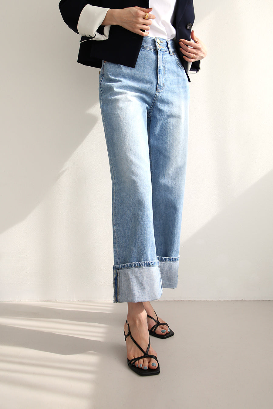 MARINE ROLL-UP JEANS