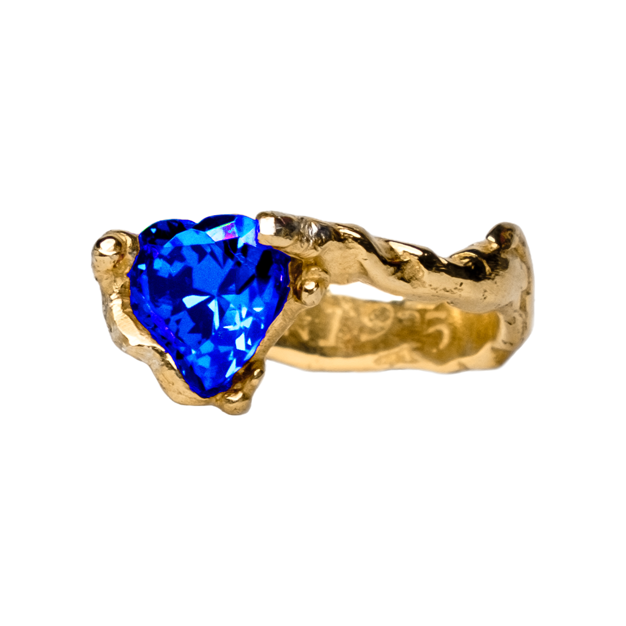 Gold-Plate Signature Heart Ring (Standard)