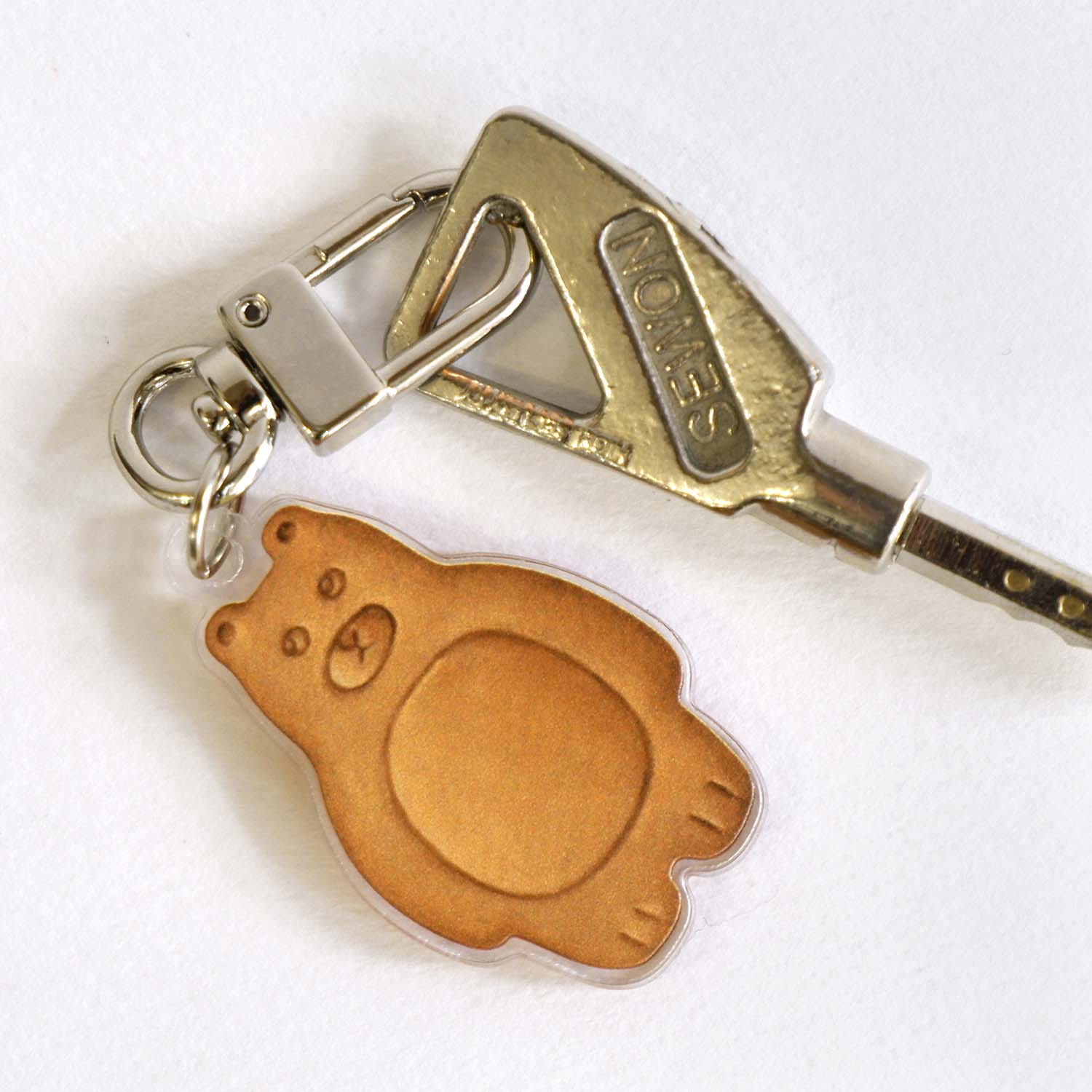 Bear cookie key ring(with sticker)