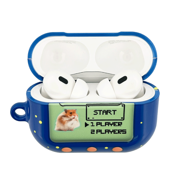 Hamster Tama Airpods Case (Blue)