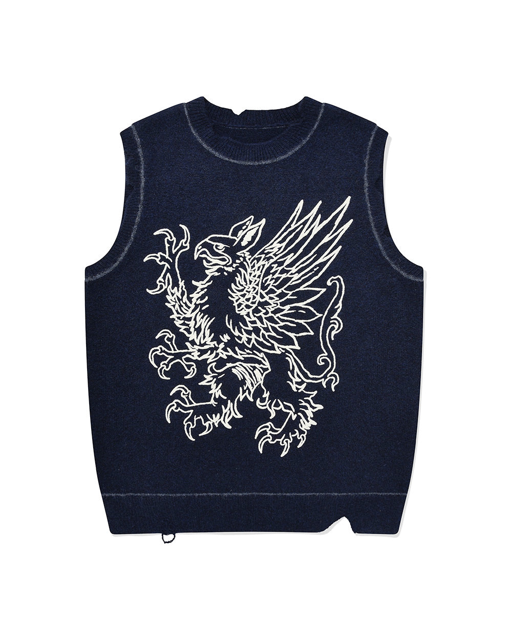 Embossed Griffin Vest