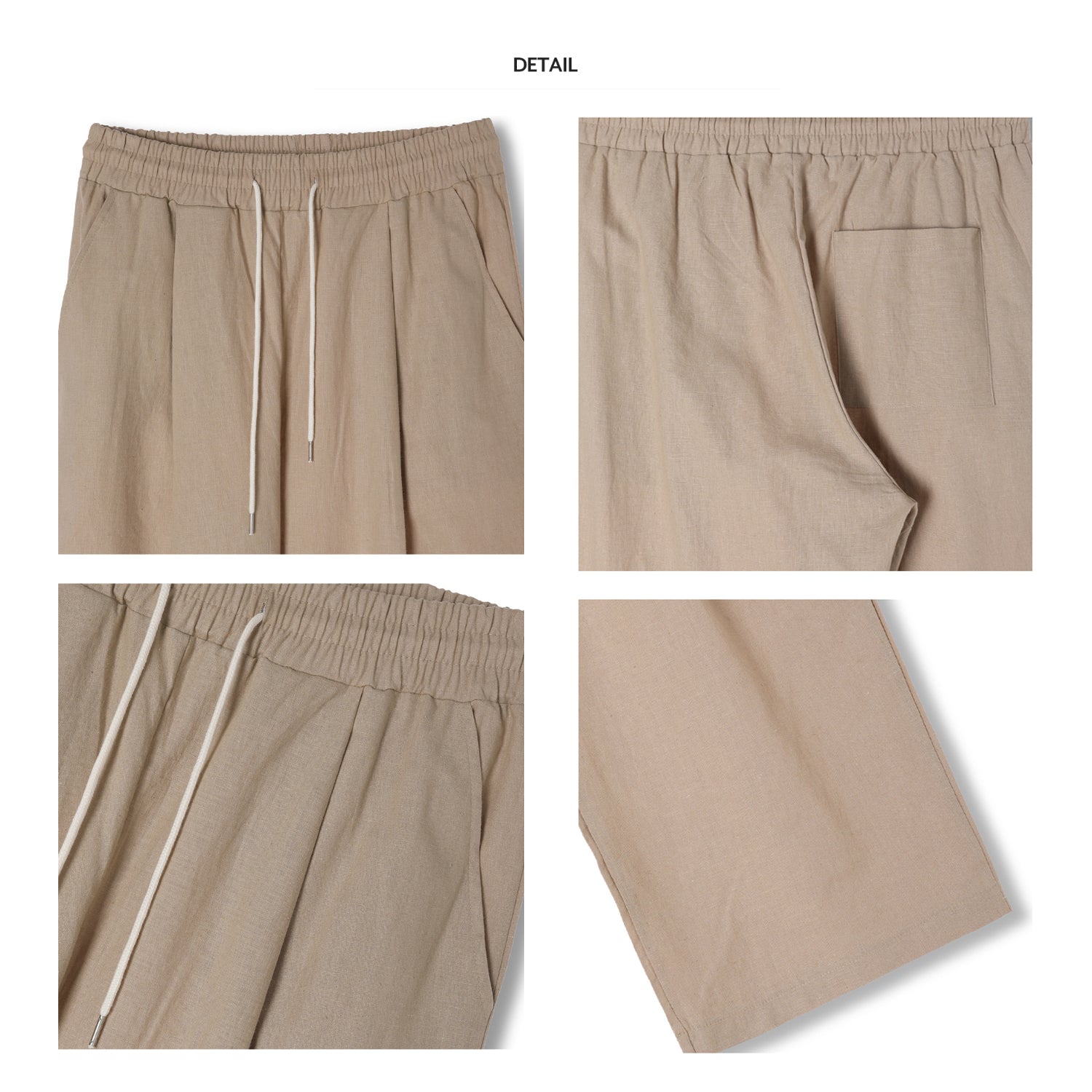 REVE LINEN WIDE PANT'S