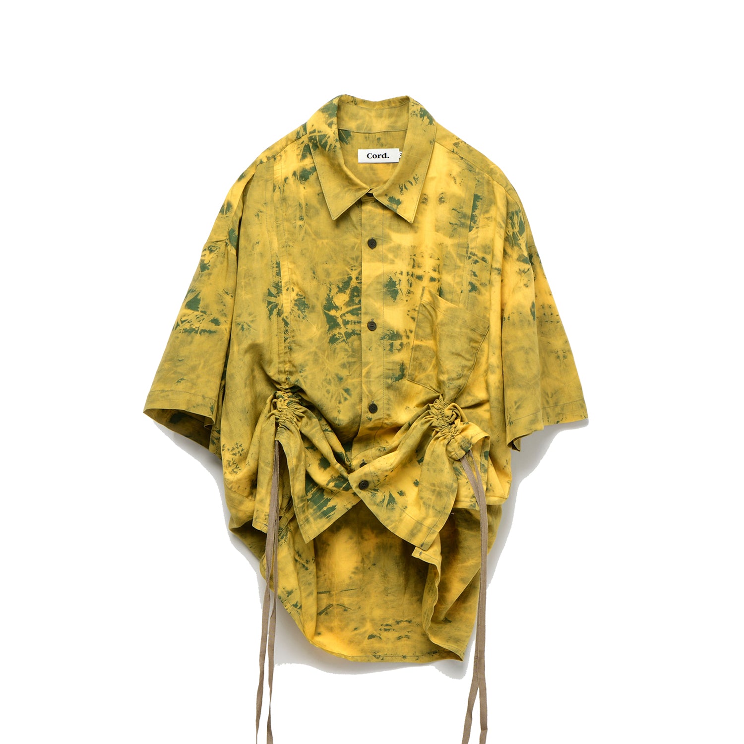 BLEACH DYEING STRAP SHIRT_YL