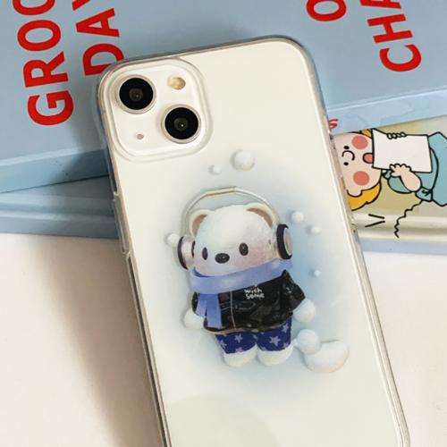 Moongyu's blue phone case