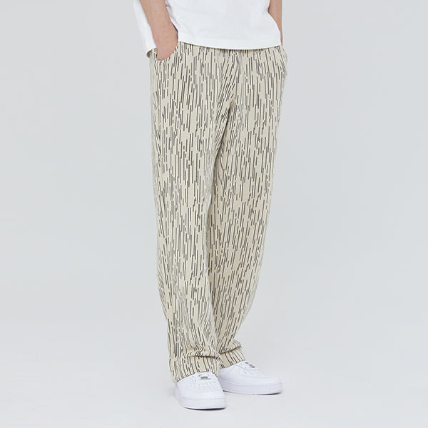 RAIN CAMO SWEAT PANTS_BEIGE