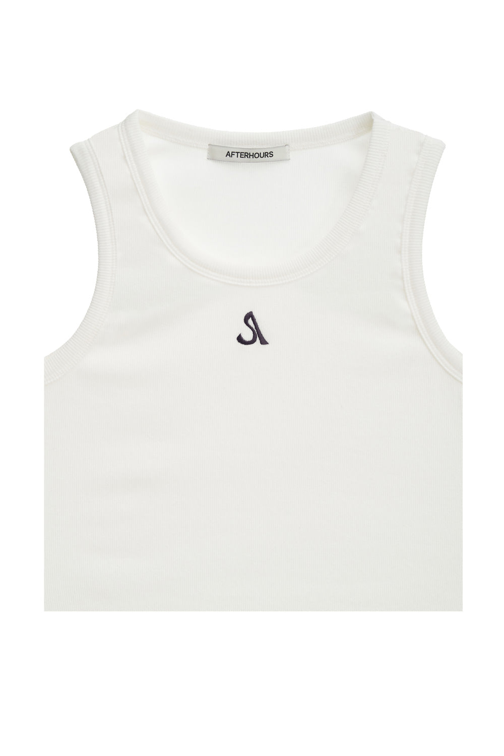 LOGO SLEEVELESS TOP (WHITE)