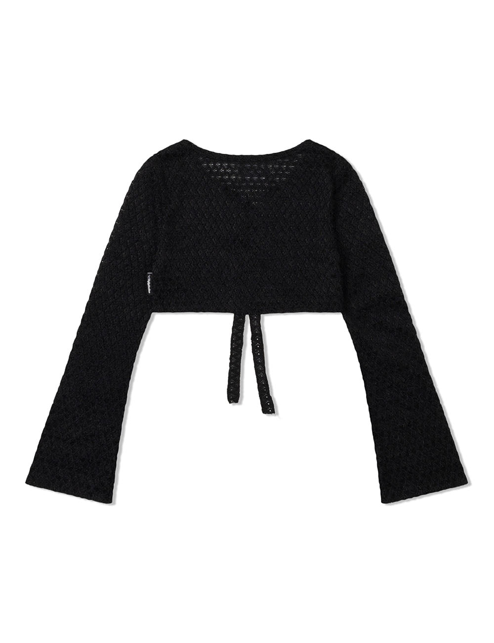 THREE SET LACE KNITWEAR(BLACK)