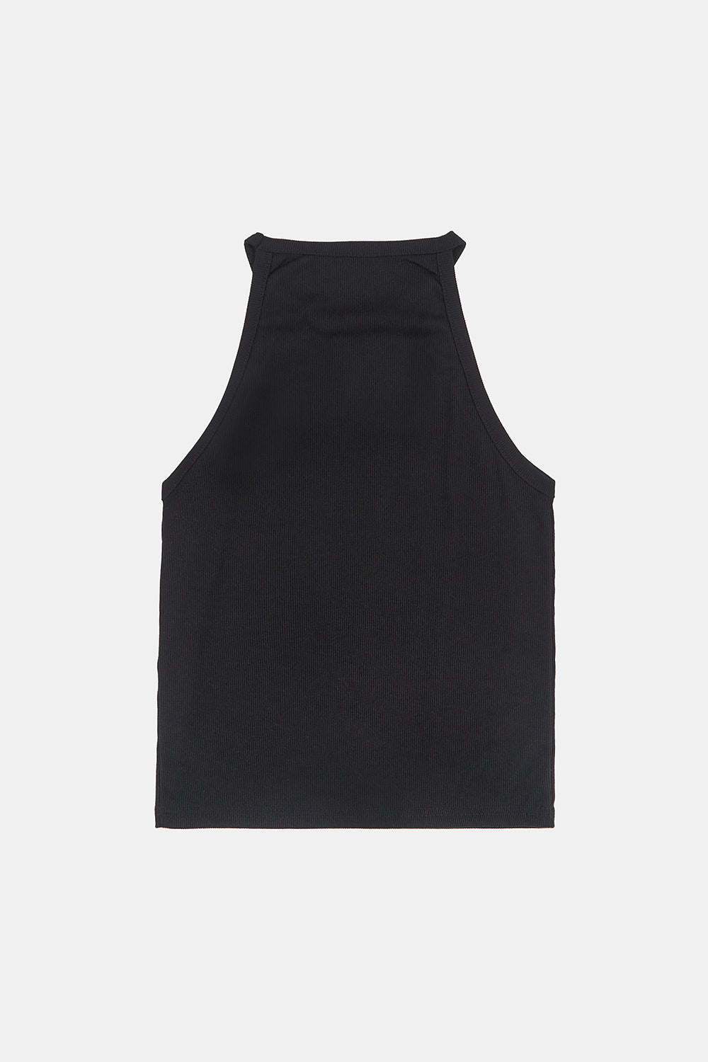 Day halter-neck ribbed crop sleeveless