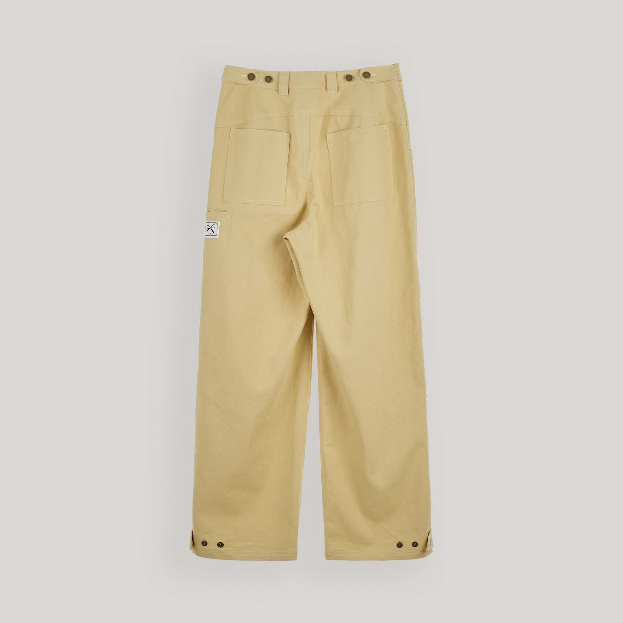 Yellow Wide Wing Pants