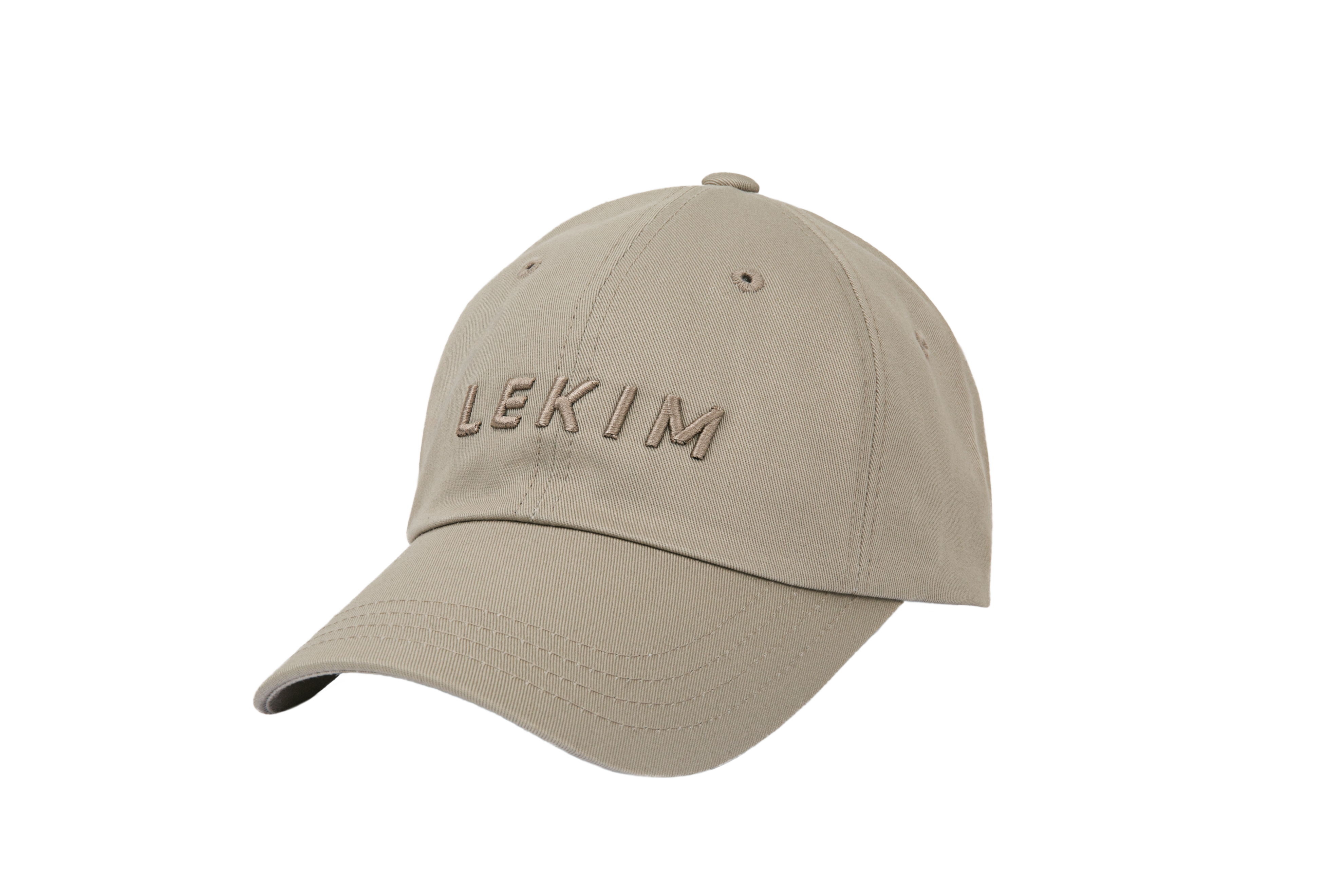 LEKIM EMBROIDERY BEIGE CAP