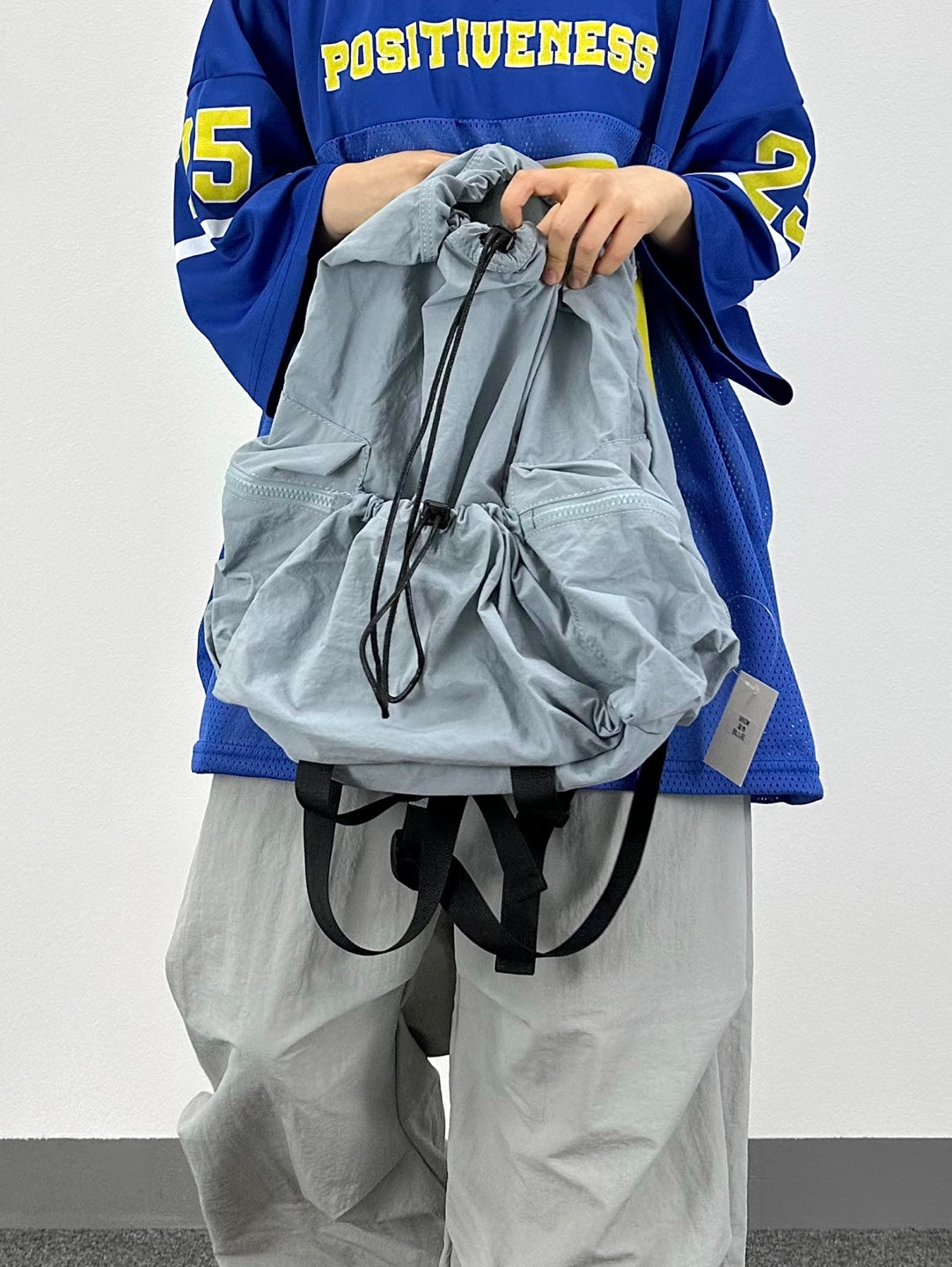 Zipper String mini backpack