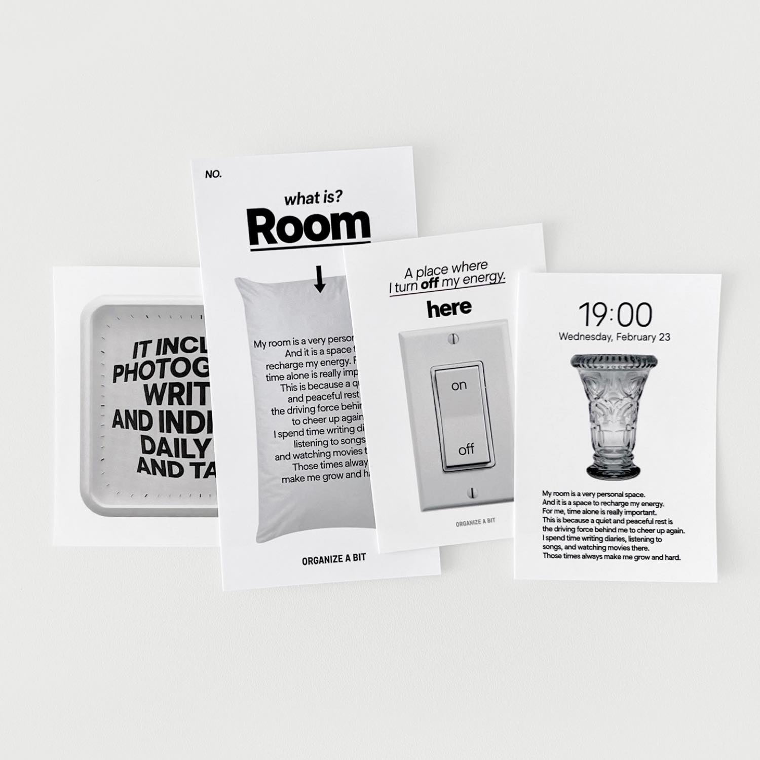 oab room pack / scrap sticker set