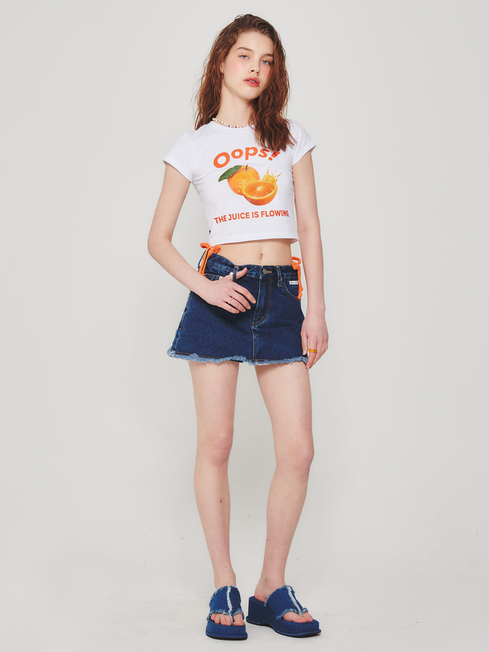 FRUIT PRINTING TOP_ORANGE