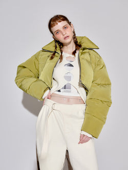 DUCK DOWN CROPPED JACKET