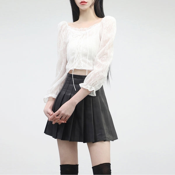 Bina corset bow blouse