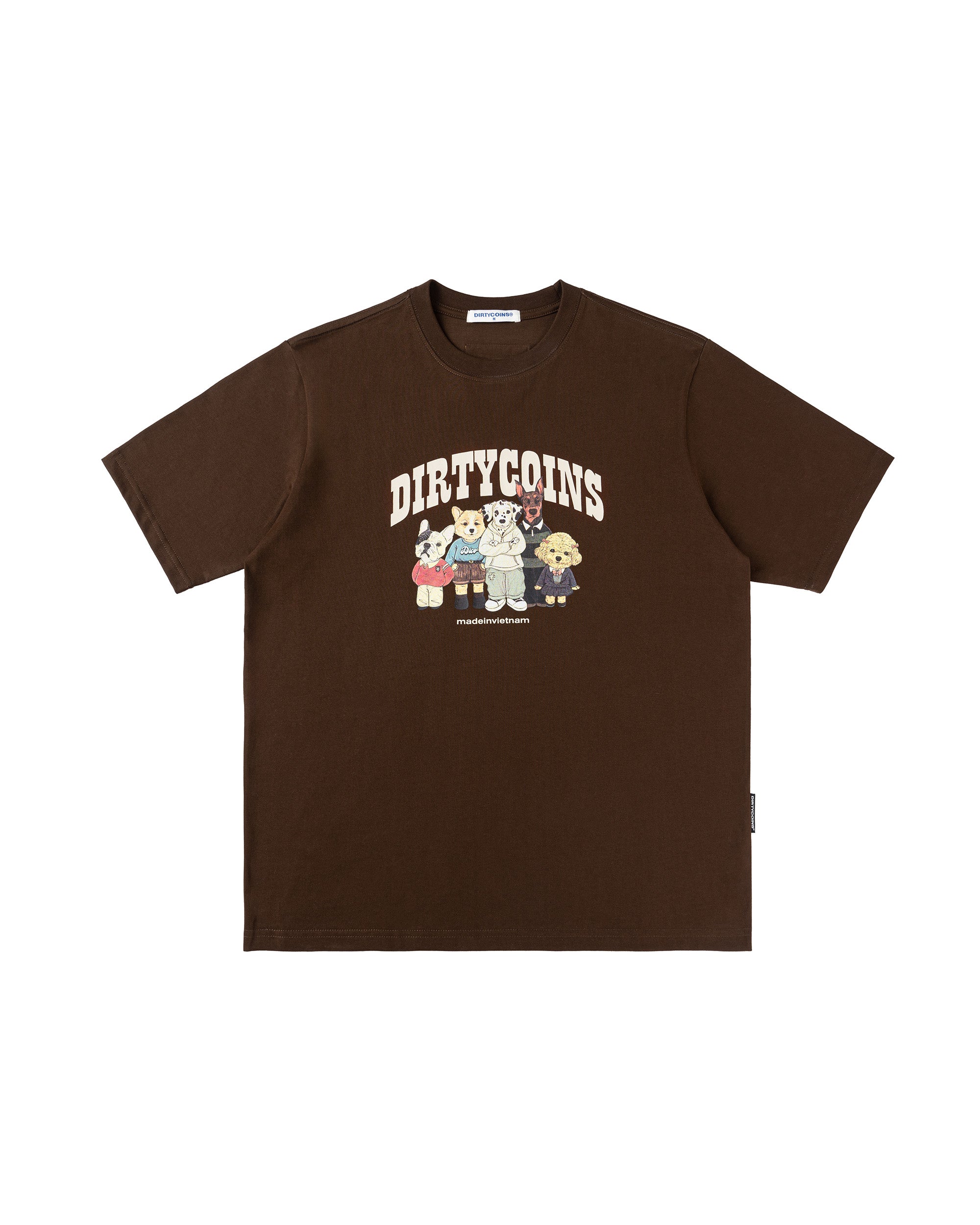 Puppies Regular T-shirt - Brown