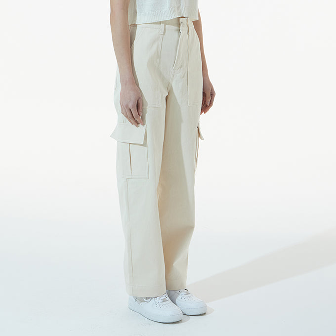 IVORY NEW REGULAR CARGO PANTS