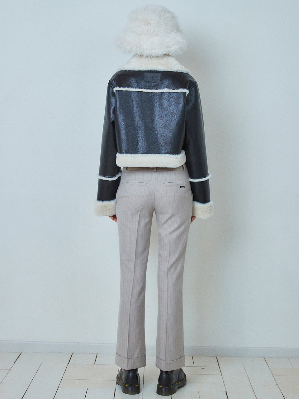 STRIPE BOOTCUT PANTS_BE