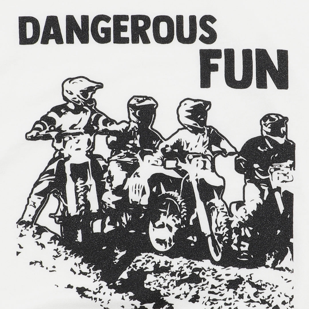 DANGEROUS FUN long-sleeved T-Shirt (WHITE)