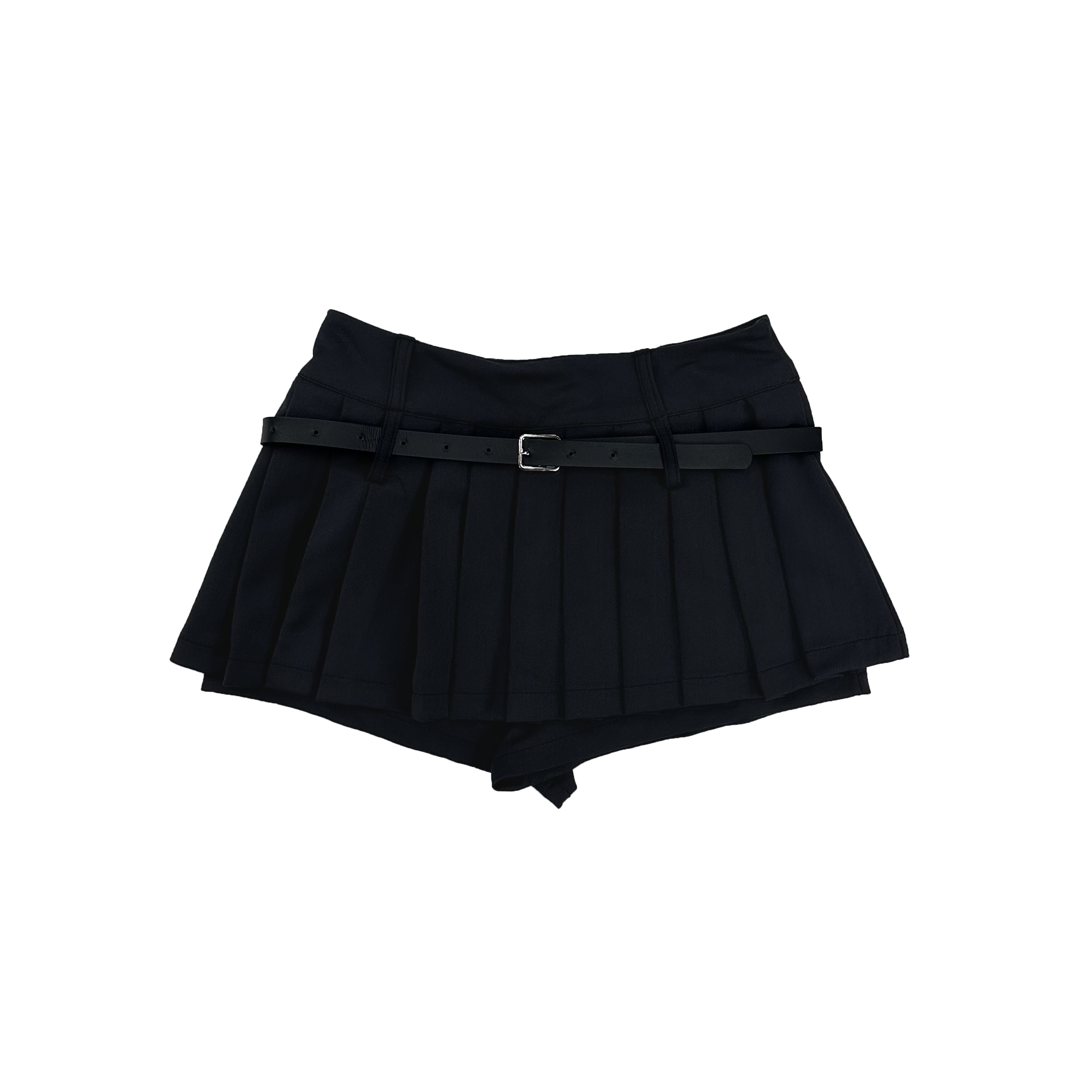 tennis belted skirt