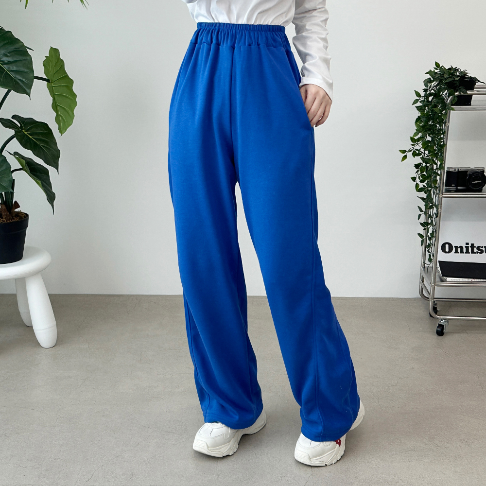 Loose Fit Wide Sweat Suit Pants