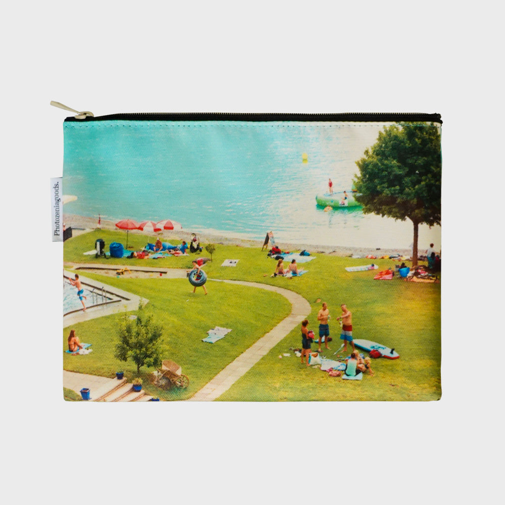 Swiss swimming zipper pouch