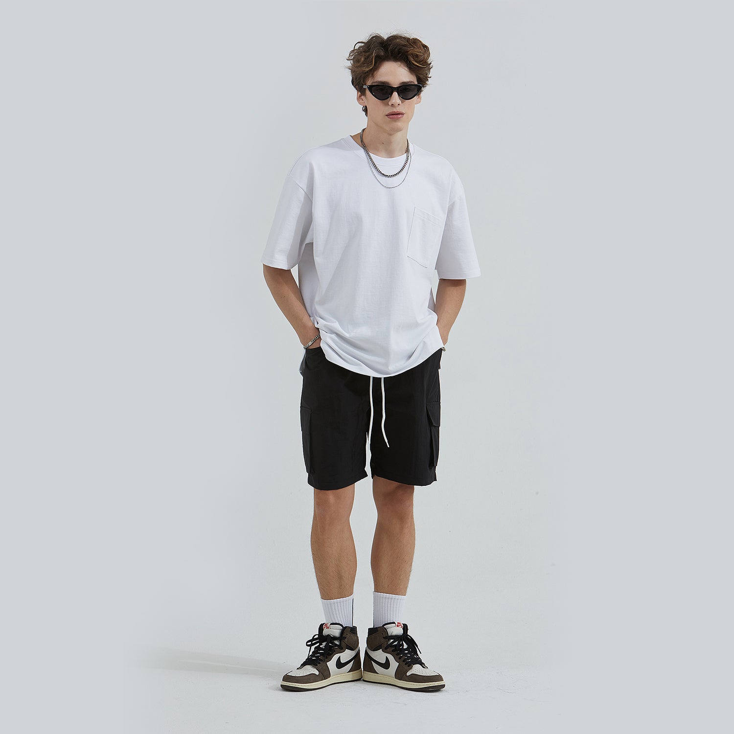 Daily Cargo Shorts (BLACK)