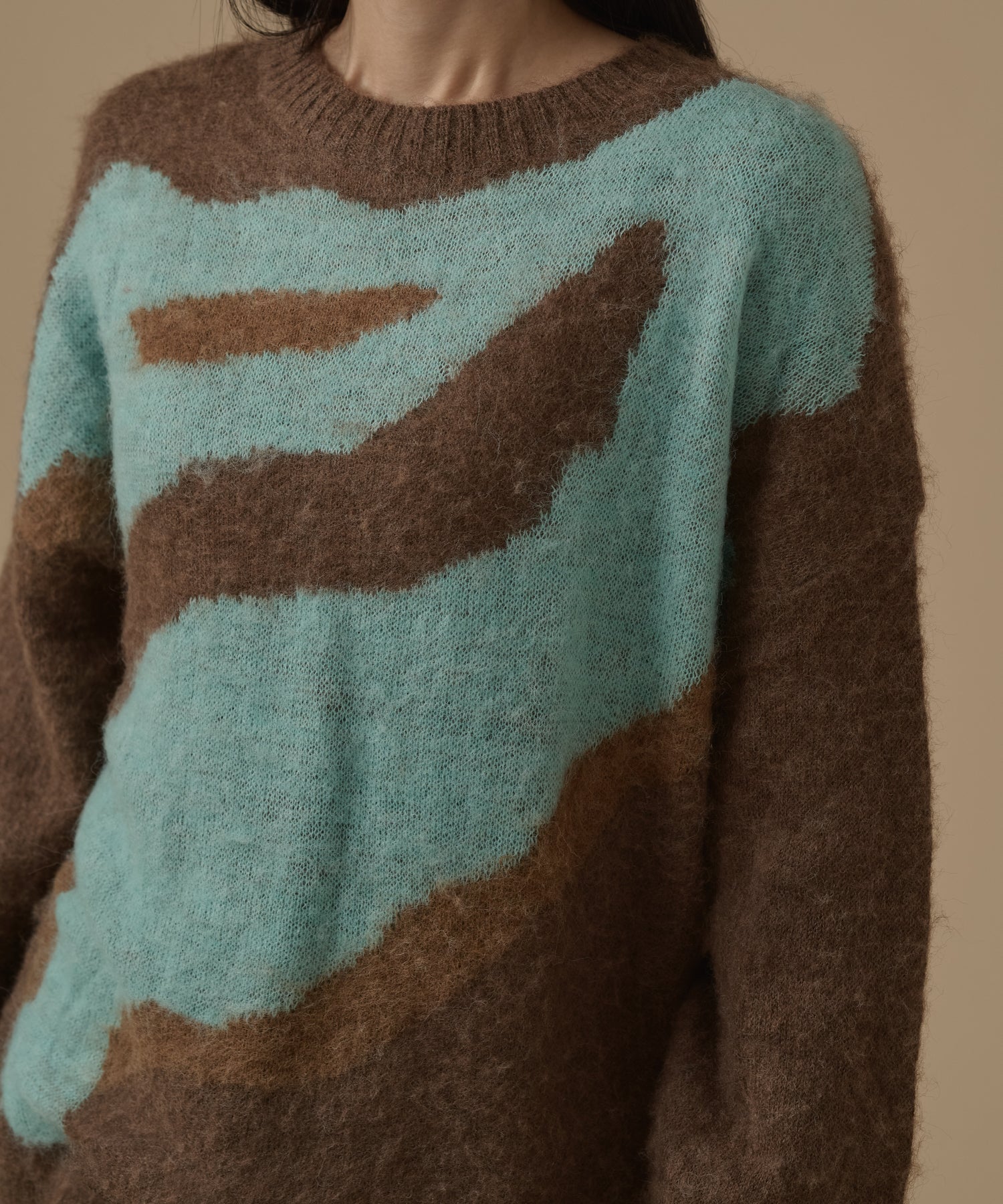 MOHAIR MARBLE KNIT