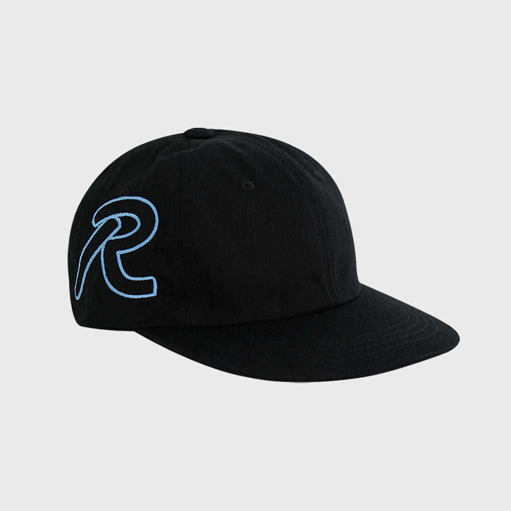 B-I-G R FLAT CAP (BLACK)