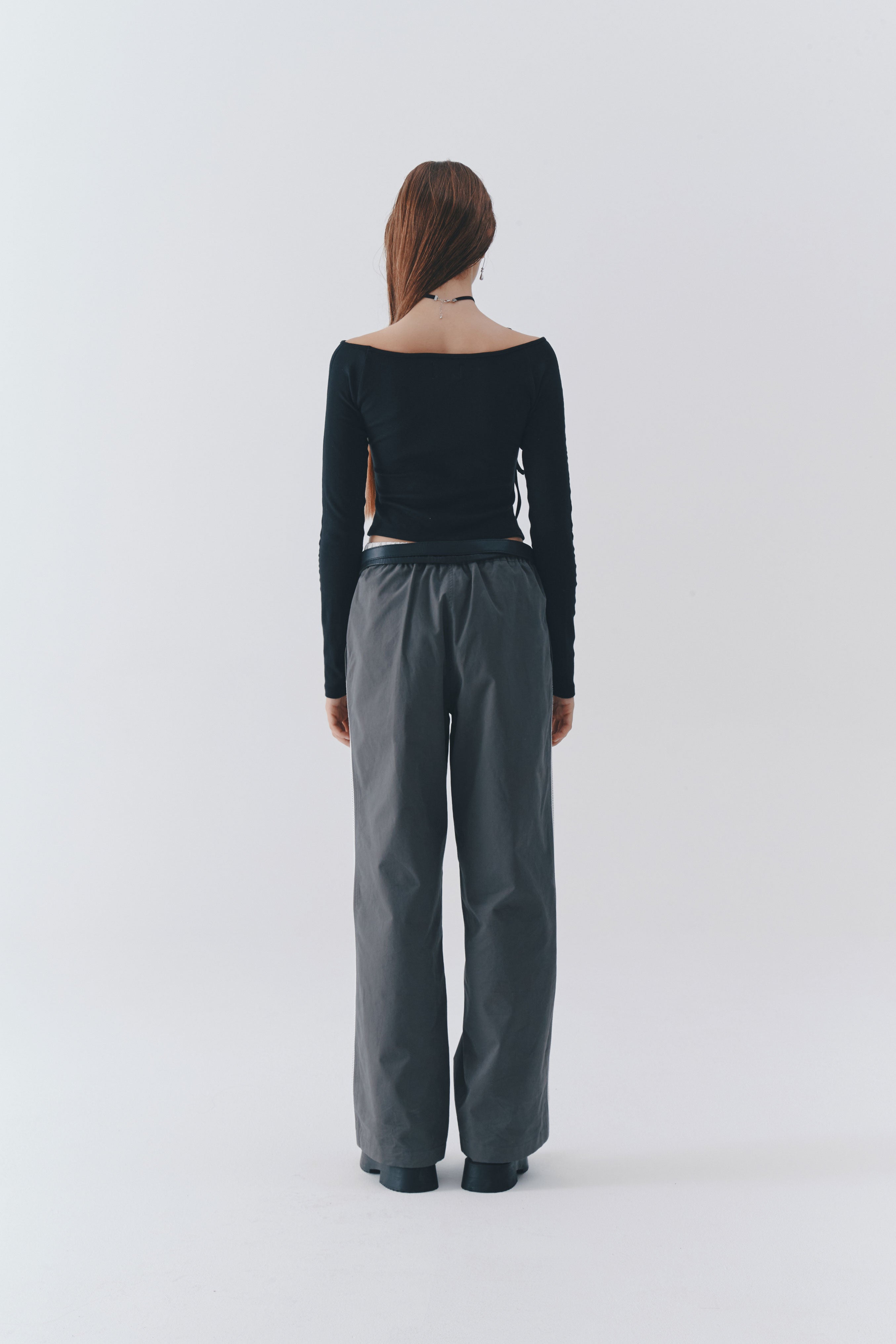 RILEY TWINRIBBON PANTS (GREY)