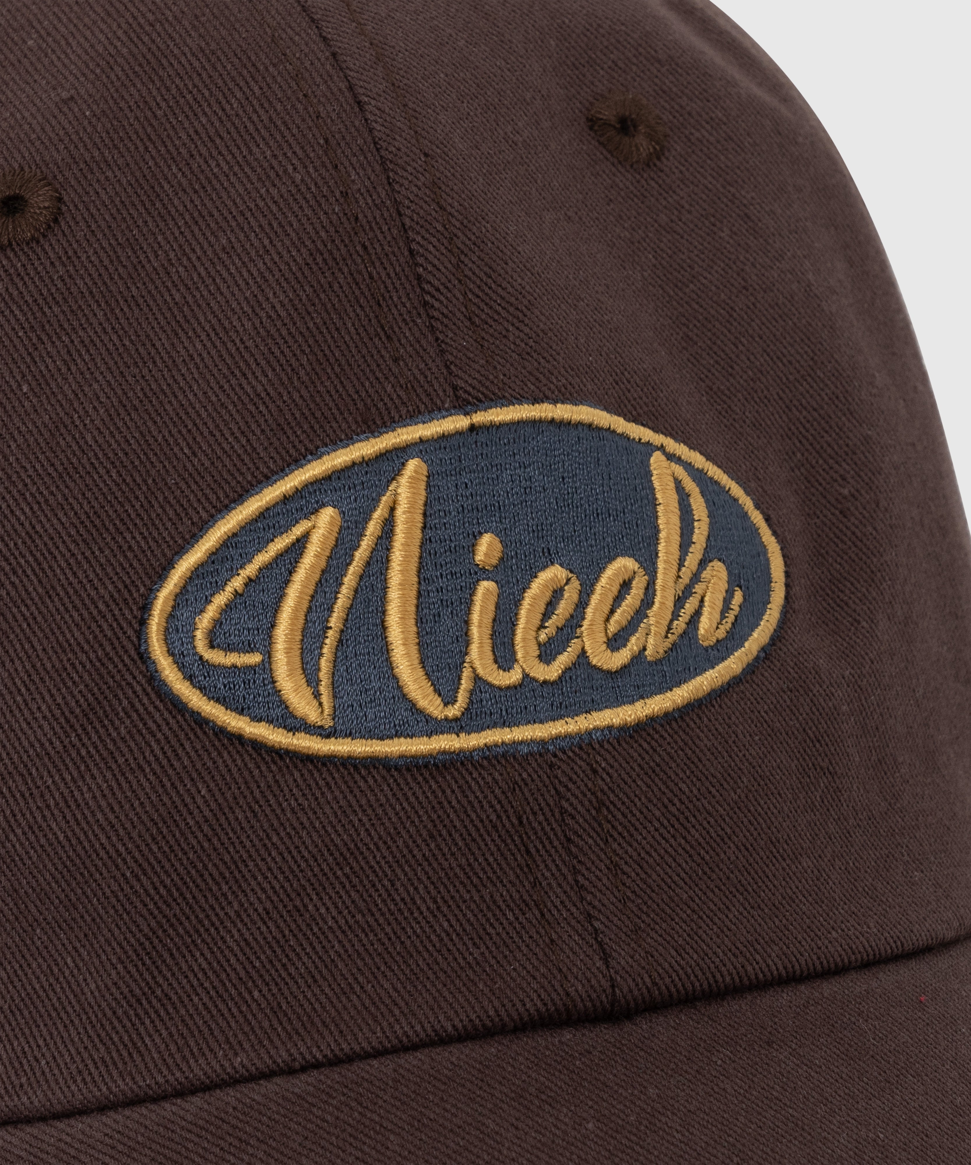 Signature round logo cap_Brown