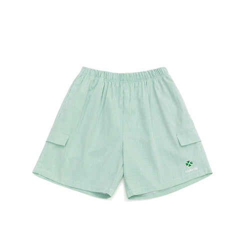 DOBI STRIPE HALF PANTS(GREEN)