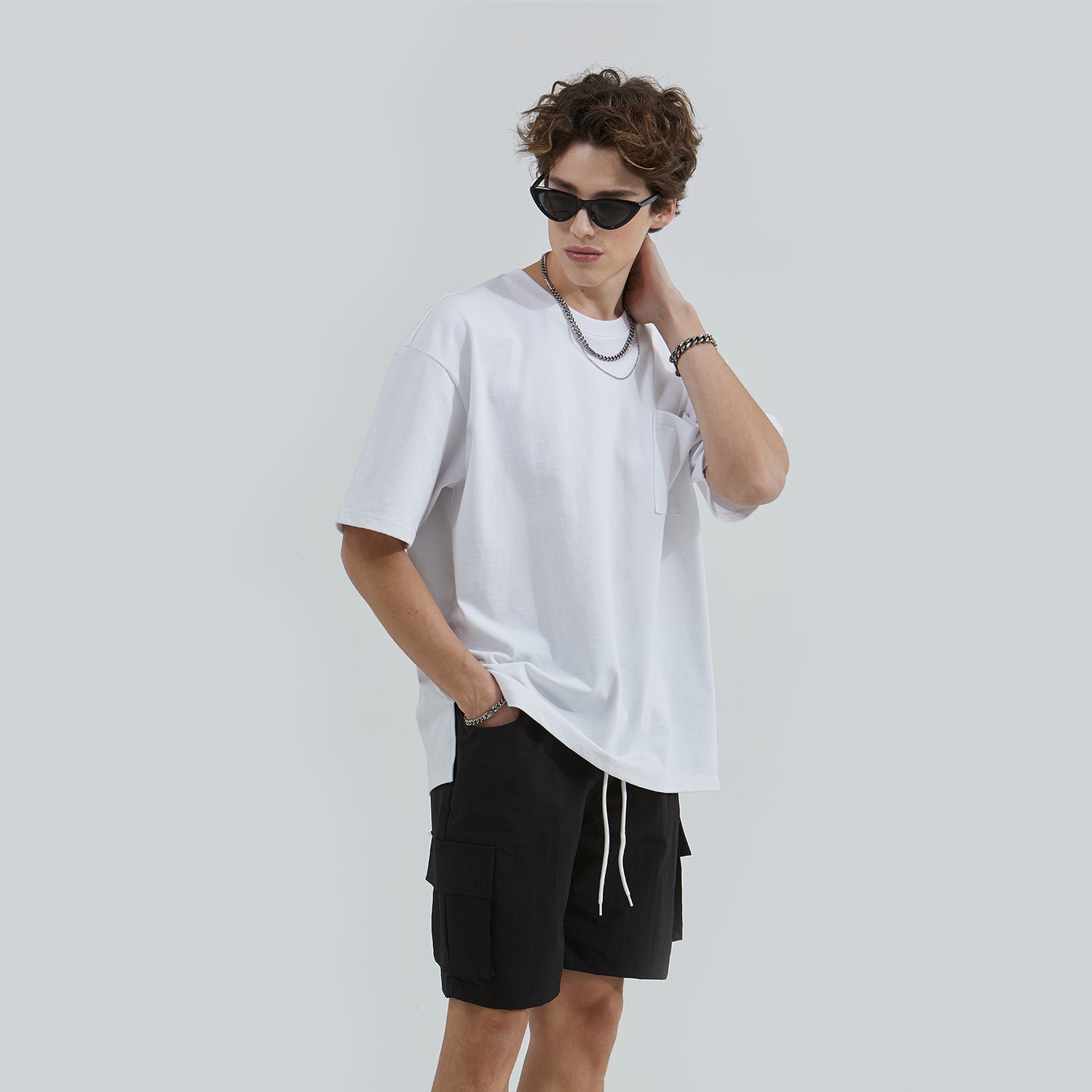 Daily Cargo Shorts (BLACK)