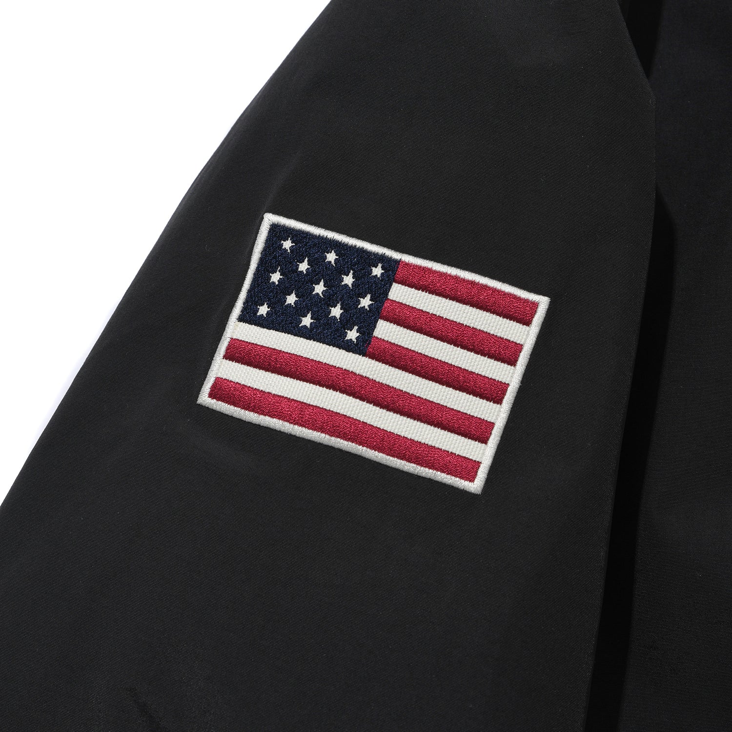 SP NYLON STADIUM JACKET-BLACK