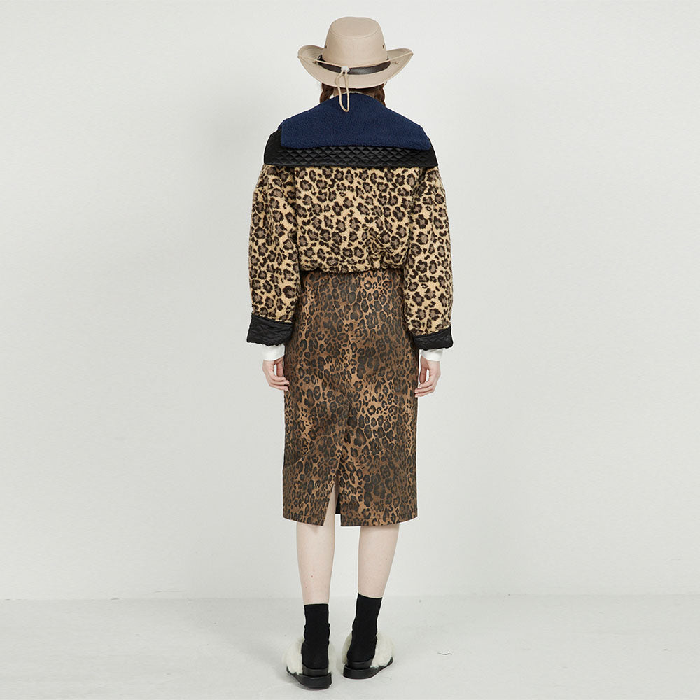 TEDDY BLOUSON_leopard