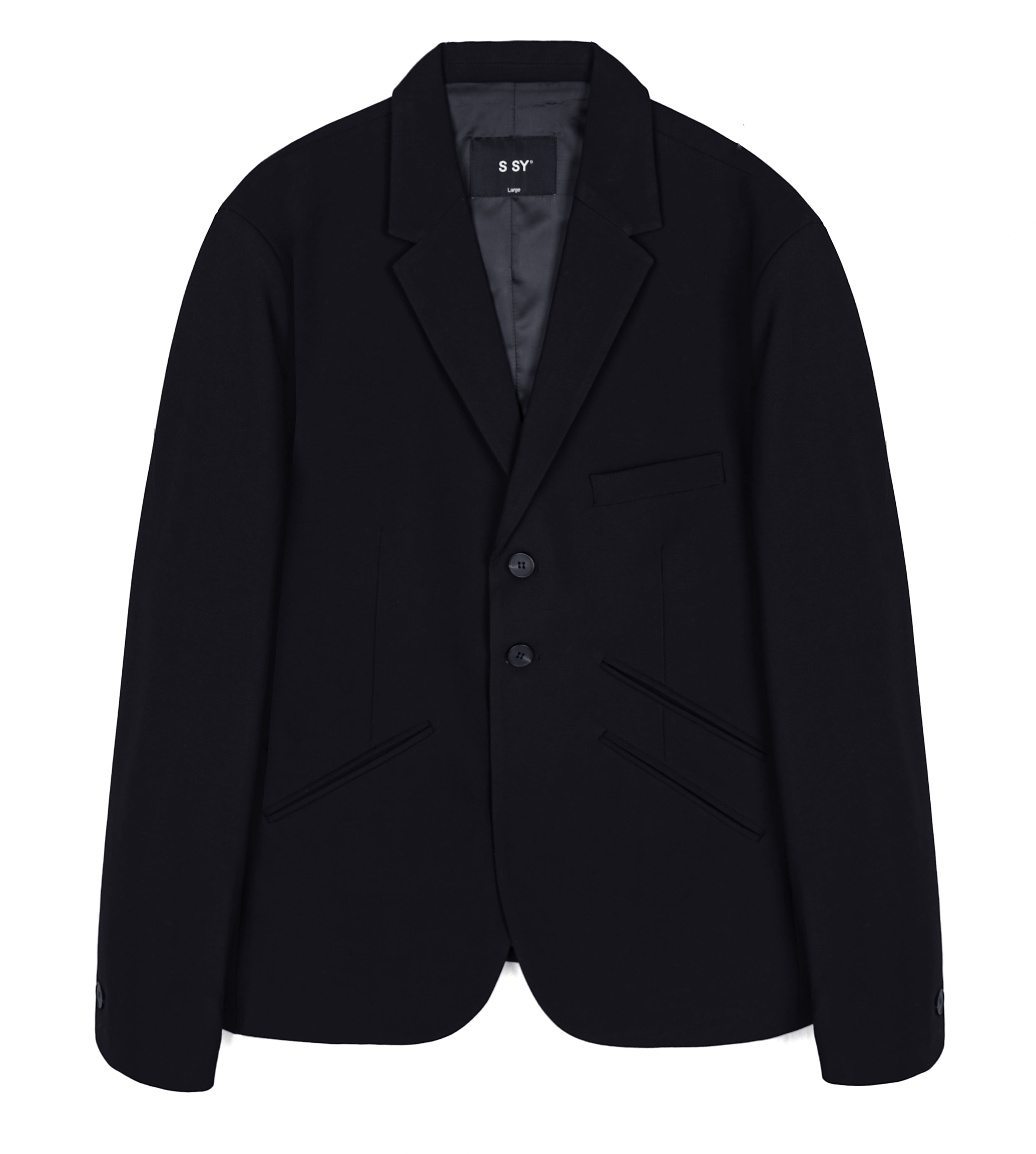 essential double welt pocket blazer