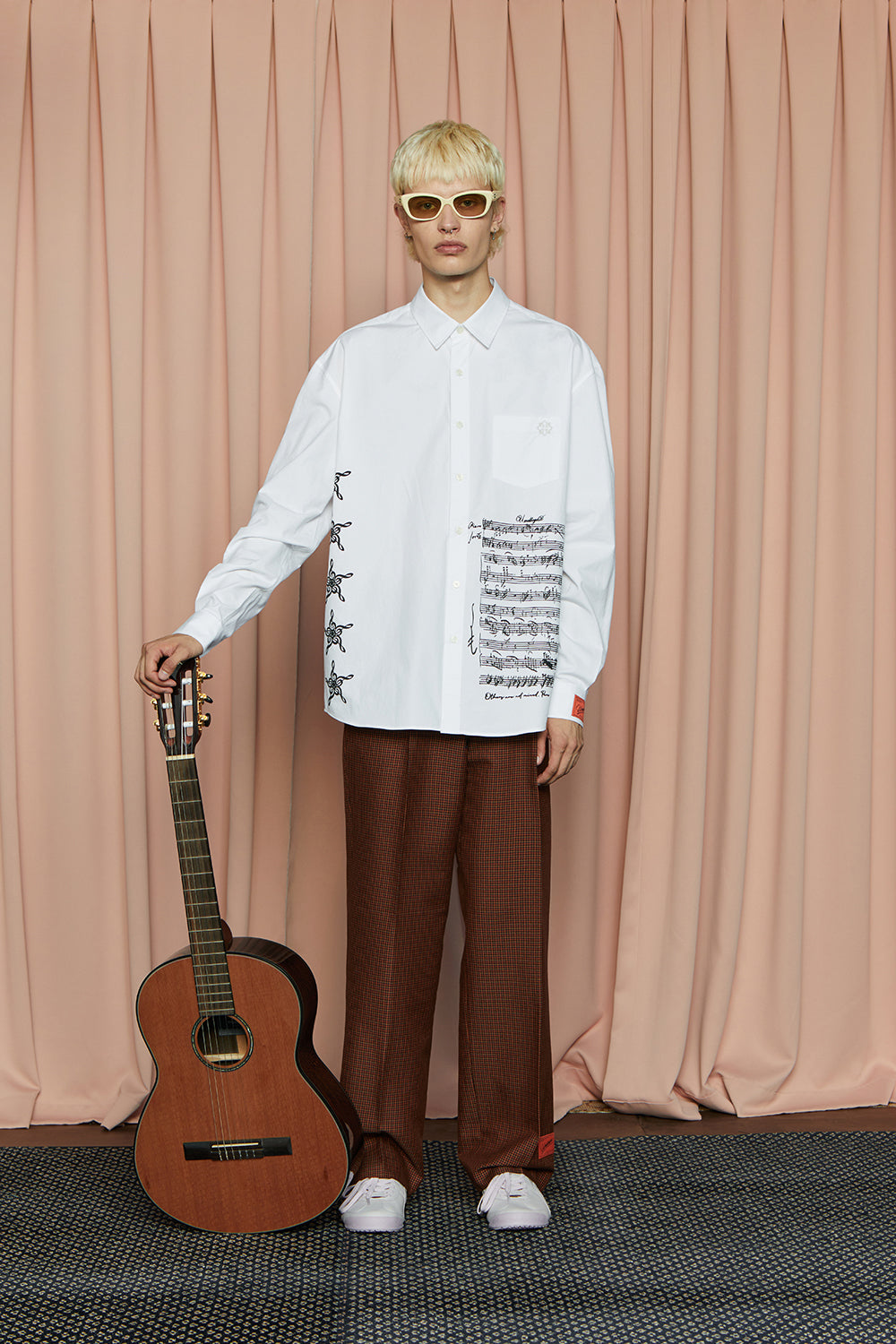 SHEET MUSIC SHIRT / WHITE