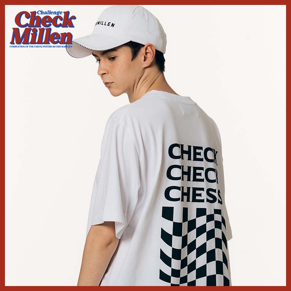 Chess Wave Checkerboard Half T-Shirt