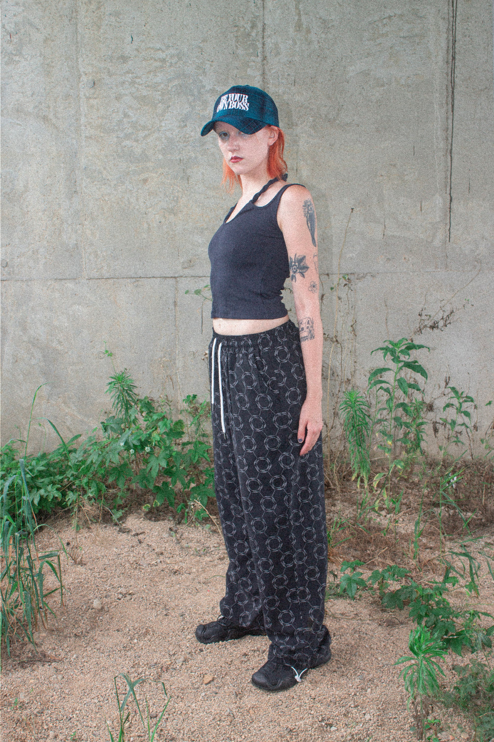 cycle pattern banding pants