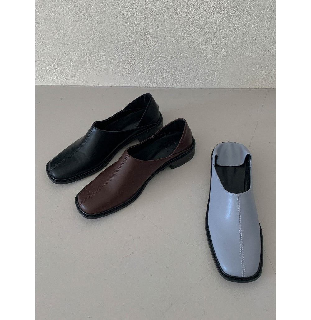  two way square loafer (2colors, 230~250)