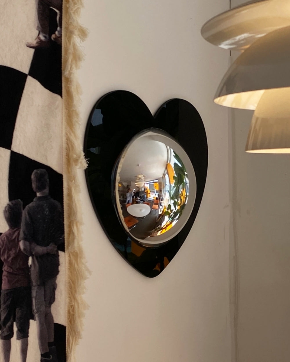 Heart Acrylic Convex Mirror