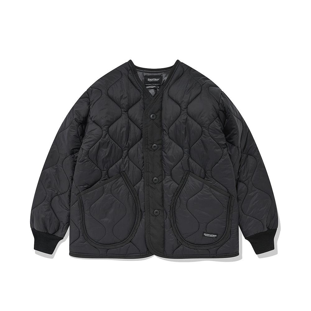 SP LINER QULITING JACKET-BLACK