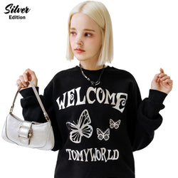 WELCOME BUTTERFLY SWEATSHIRT