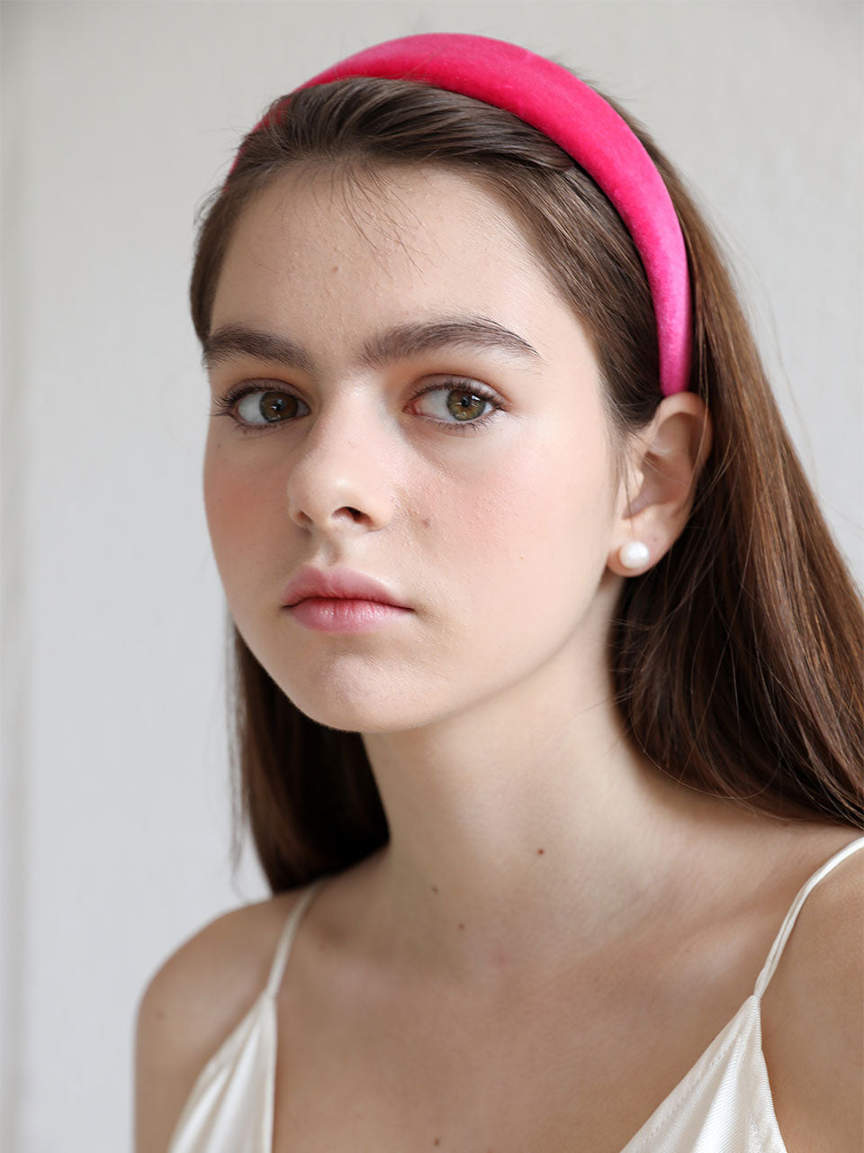 Fuchsia Pink Velvet Headband