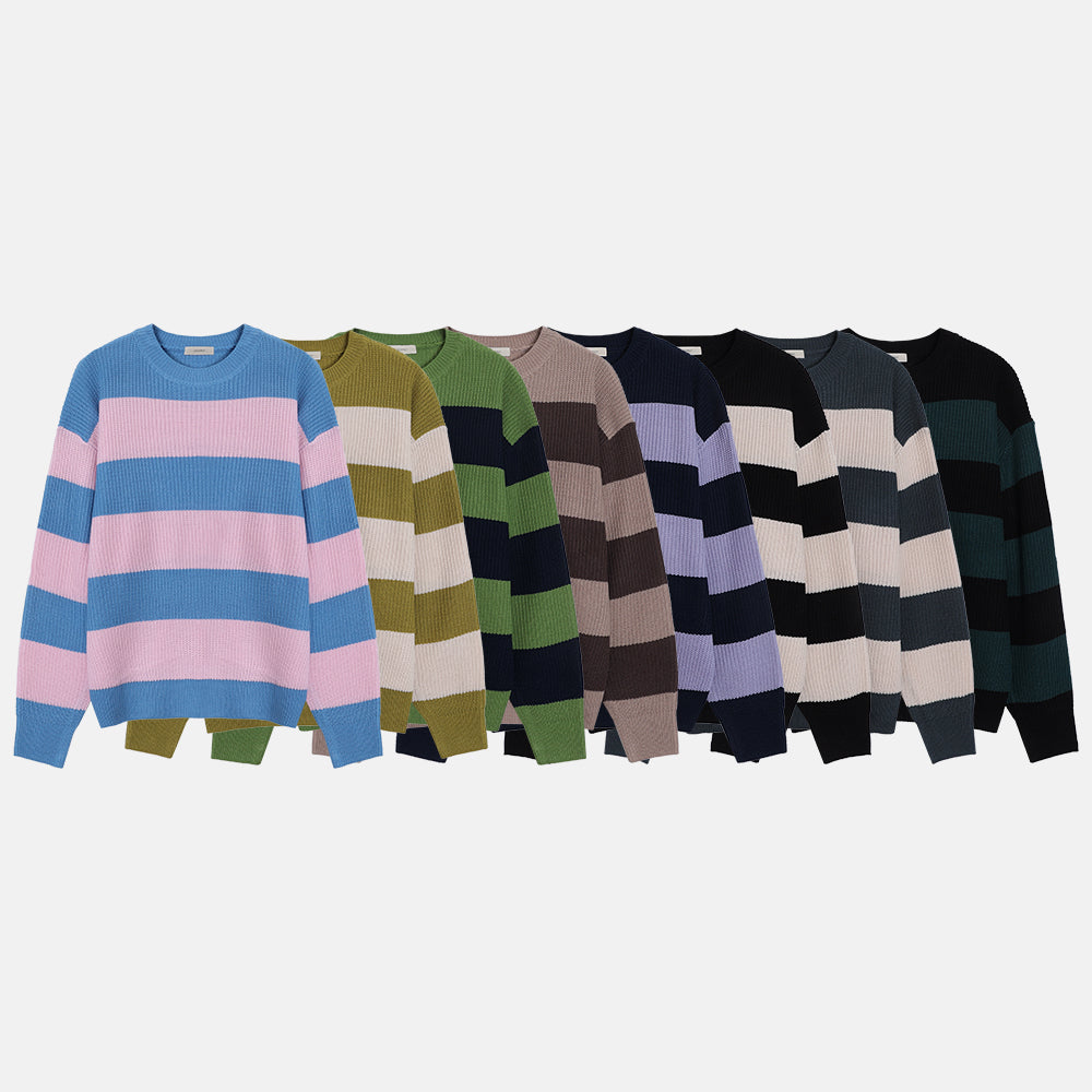 [BEST]CANDY DAILY DANGARA ROUND KNIT(8COLOR)