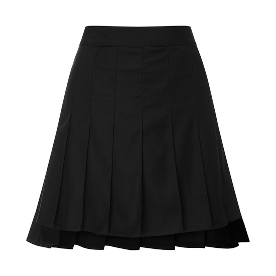 DVRK EMBROIDERED MINI SKIRT - BLACK