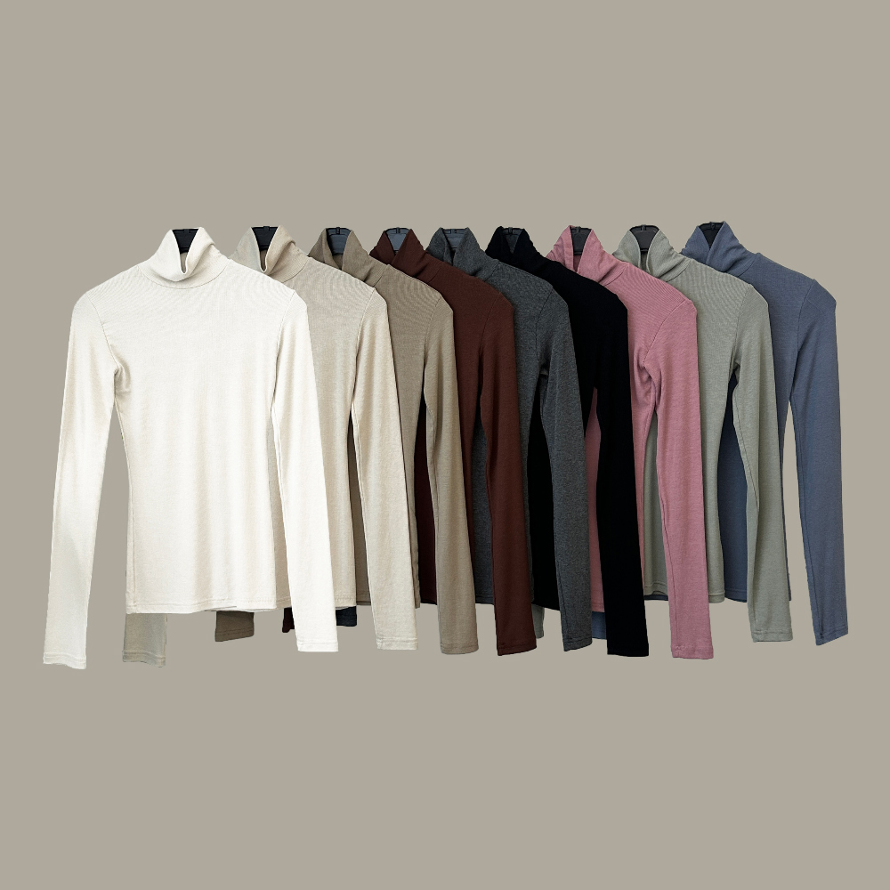 Soft turtleneck Long sleeved