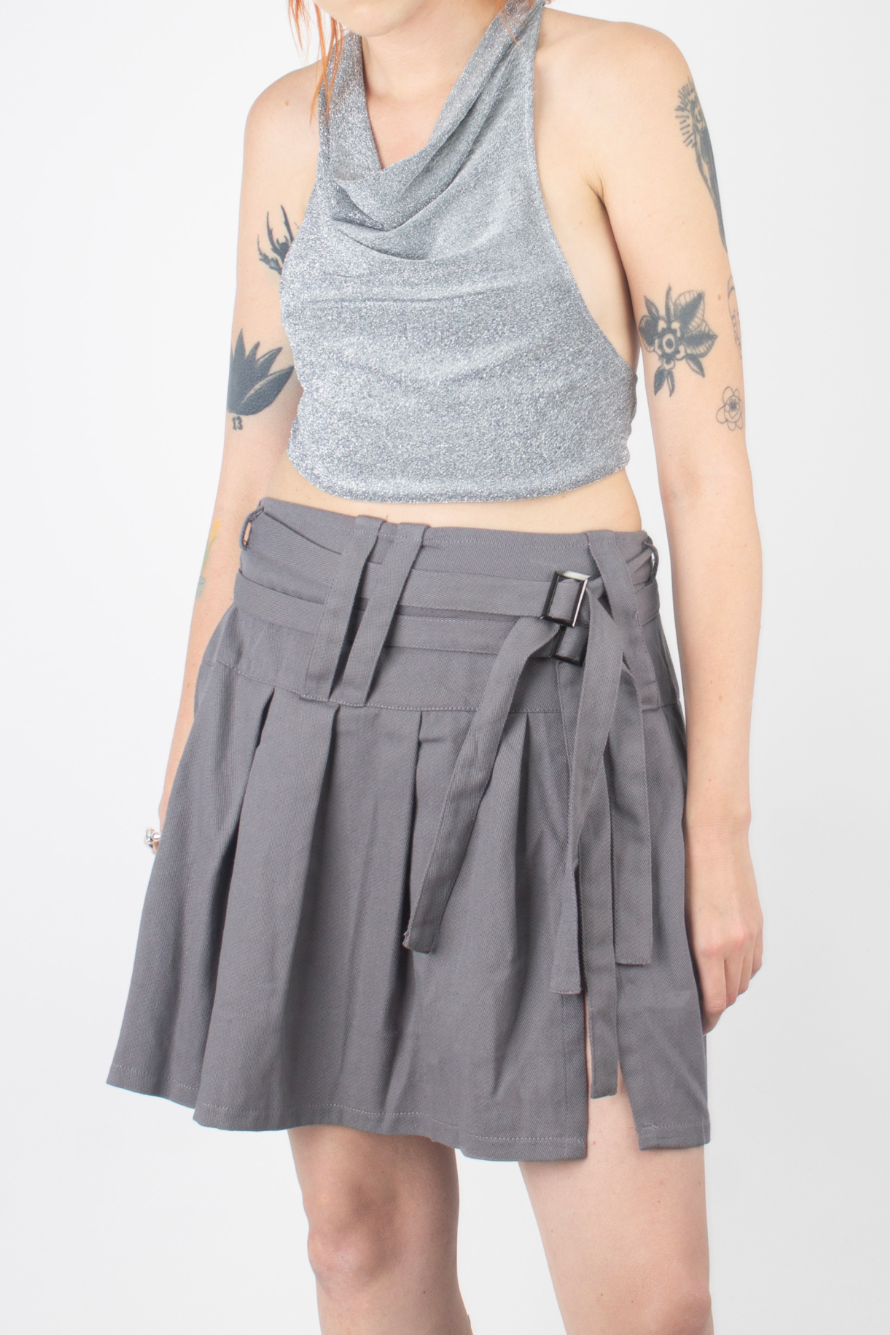 ✦Belt Flare Skirt