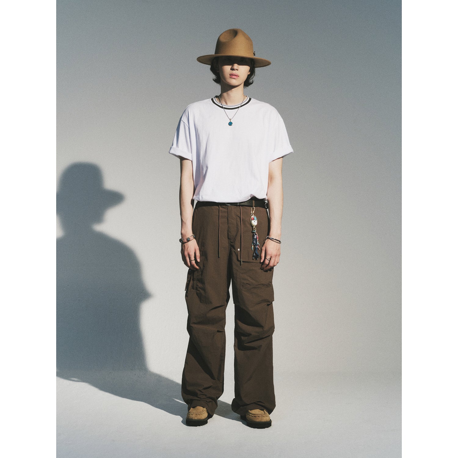 REFINE NYLON PARACHUTE PANTS_BR