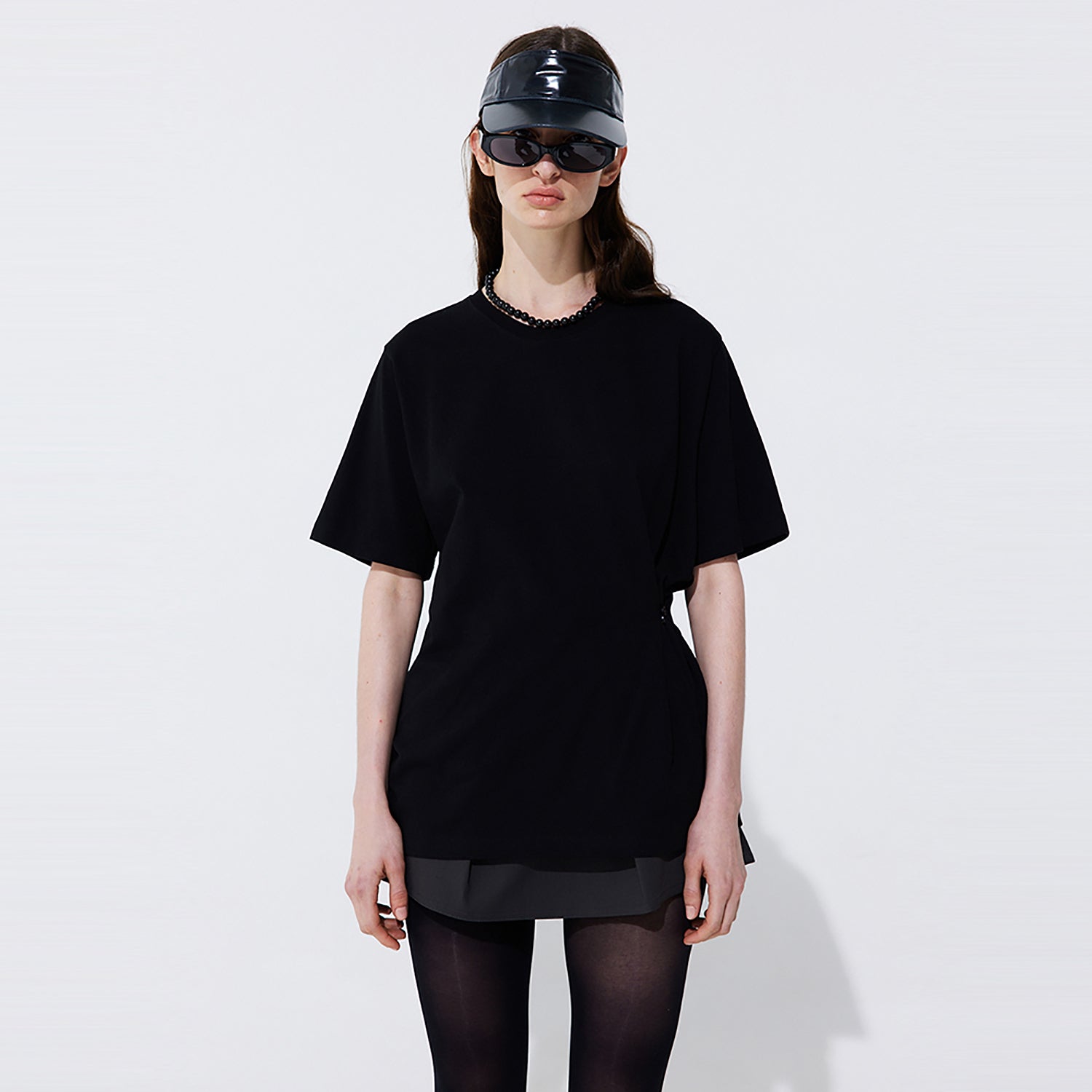 Button Line T-shirt_Black